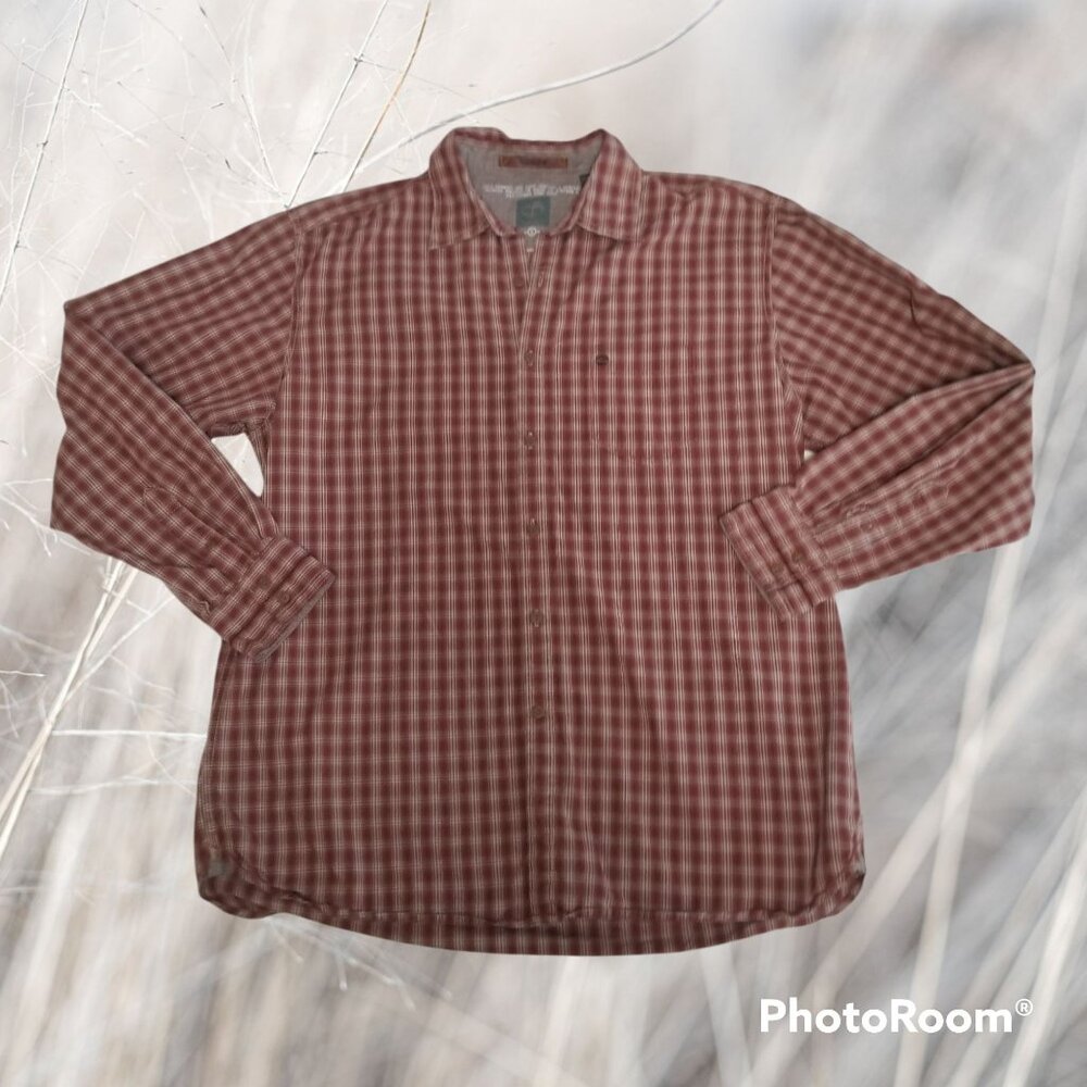 Timberland Button Down + L + Plaid - image 1